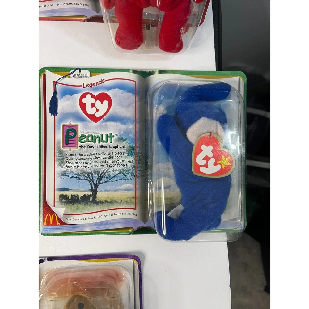 2000 TY Teenie Beanie Babies International McDonalds Toys Complete Set of 11‎